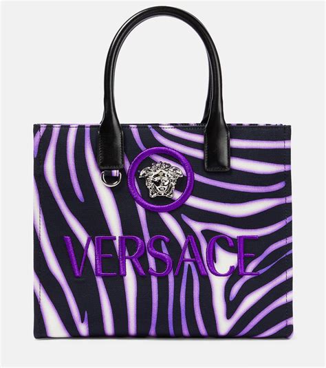 versace bag light purple 6742|versace black and white purses.